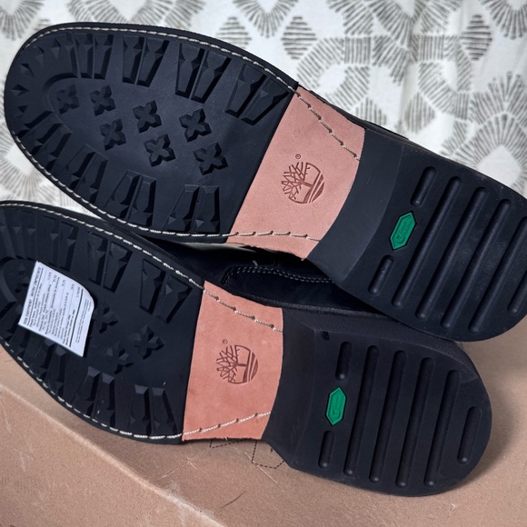 Timberland Earthkeepers 73182 Black Leather Engineer Harness Boots Men’s 10 NIB - Picture 8 of 12